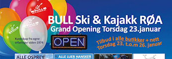 Bull Ski & Kajakk åpner på Røa